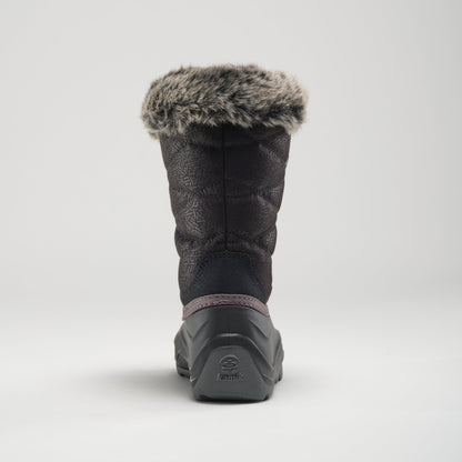 Black : Snowangel Kids Winter Boots - Back View