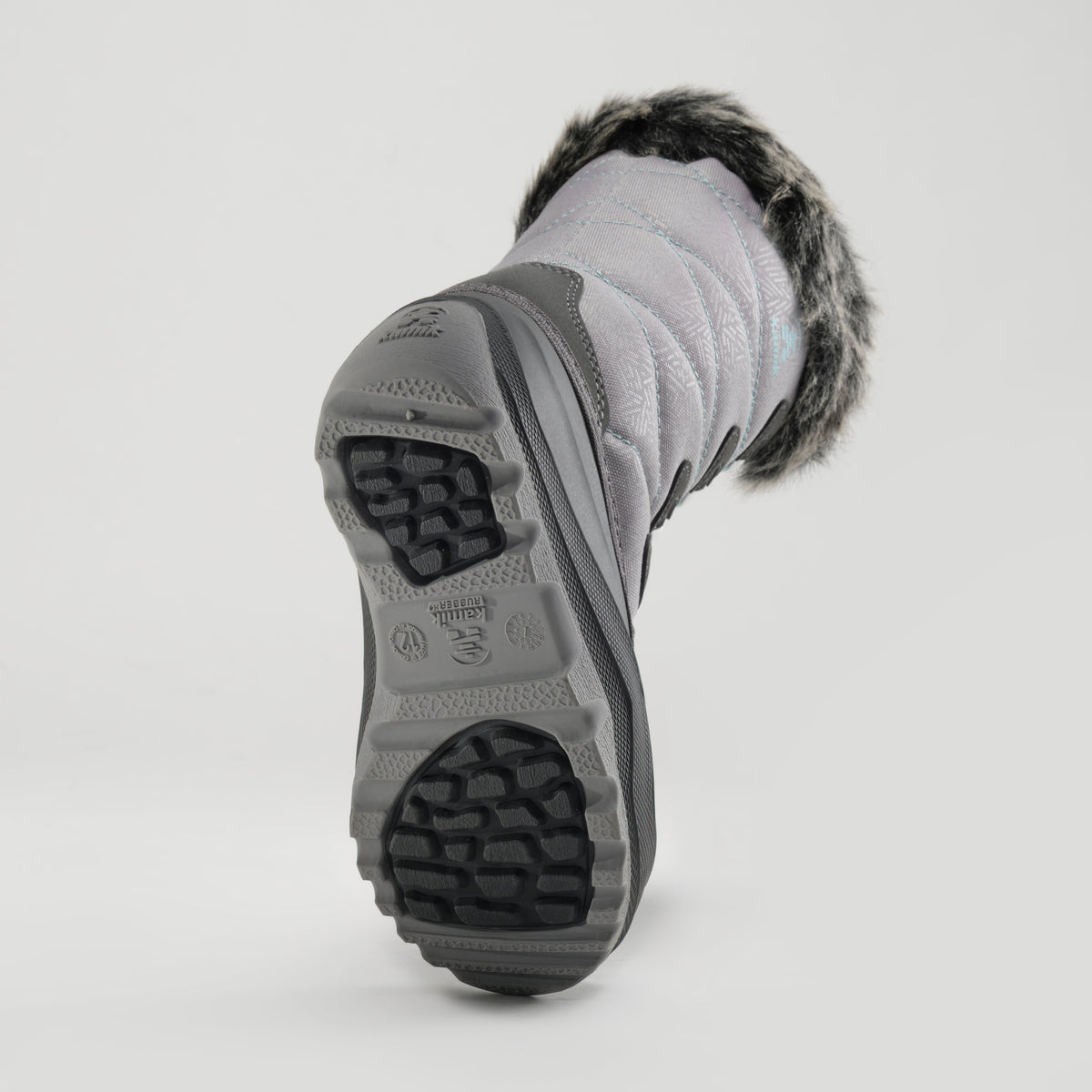 Charcoal : Snowangel Kids Winter Boots - Outsole View