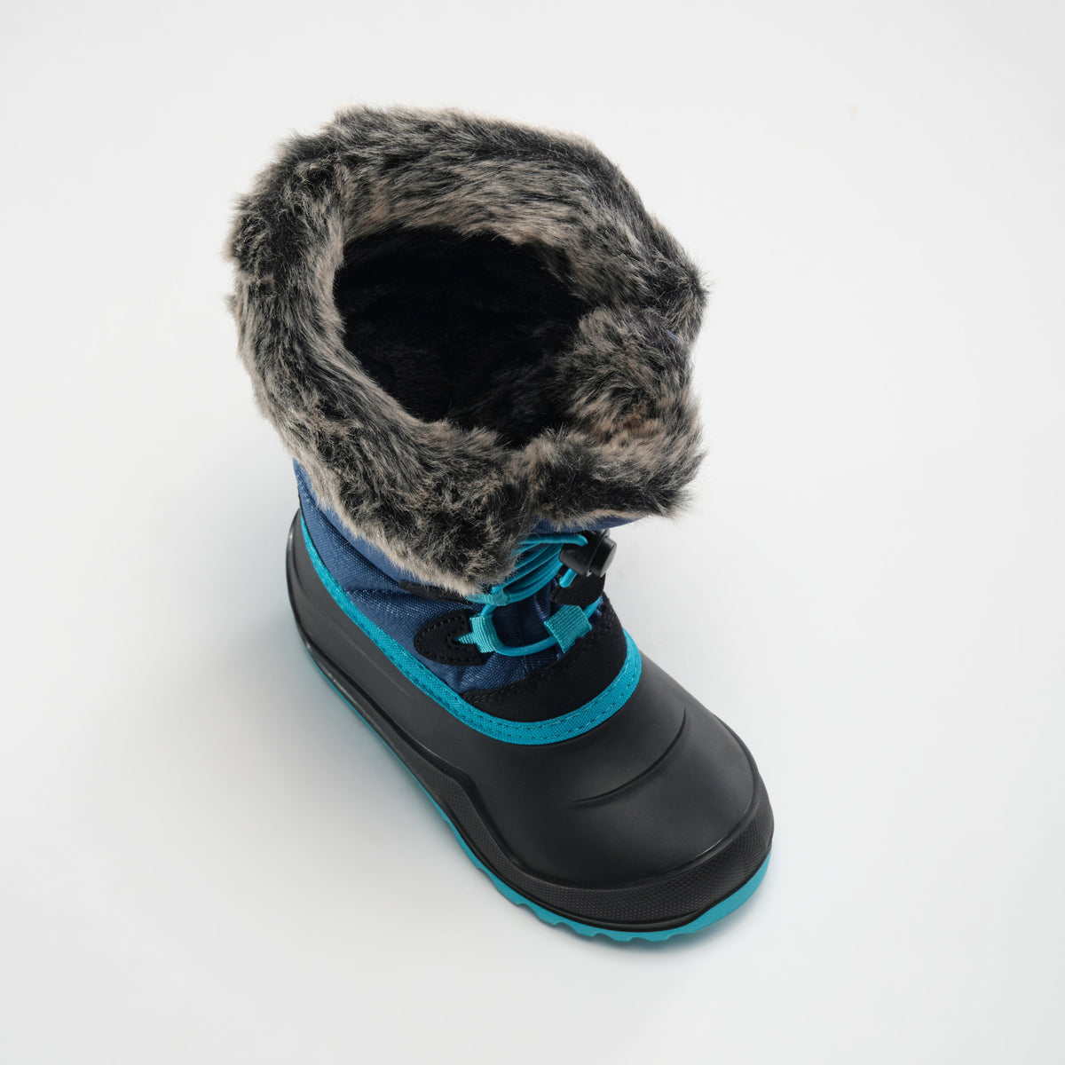 Navy : Snowangel Kids Winter Boots - Three-Quarter Top View
