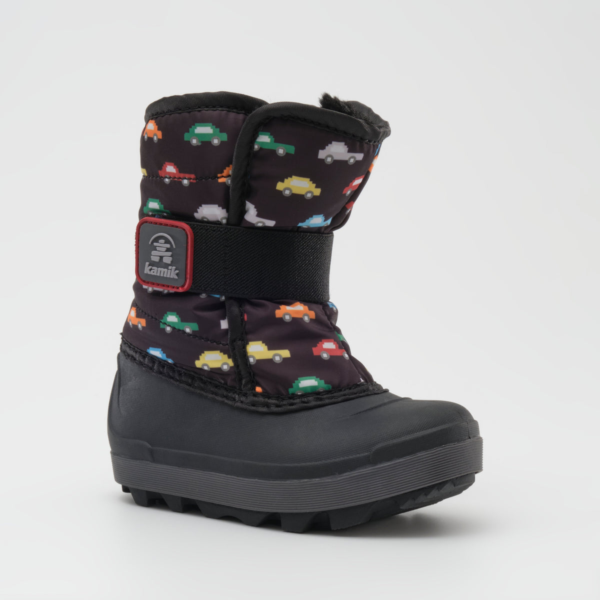 Black : Snowbug 7 Print Toddlers Winter Boots - Main View