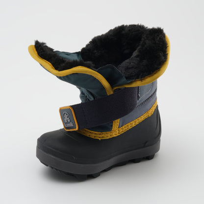 Charcoal : Snowbug 7 Kids Winter Boots - Open Three-Quarter View