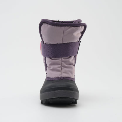 Lilac : Snowbug 7 Kids Winter Boots - Front View