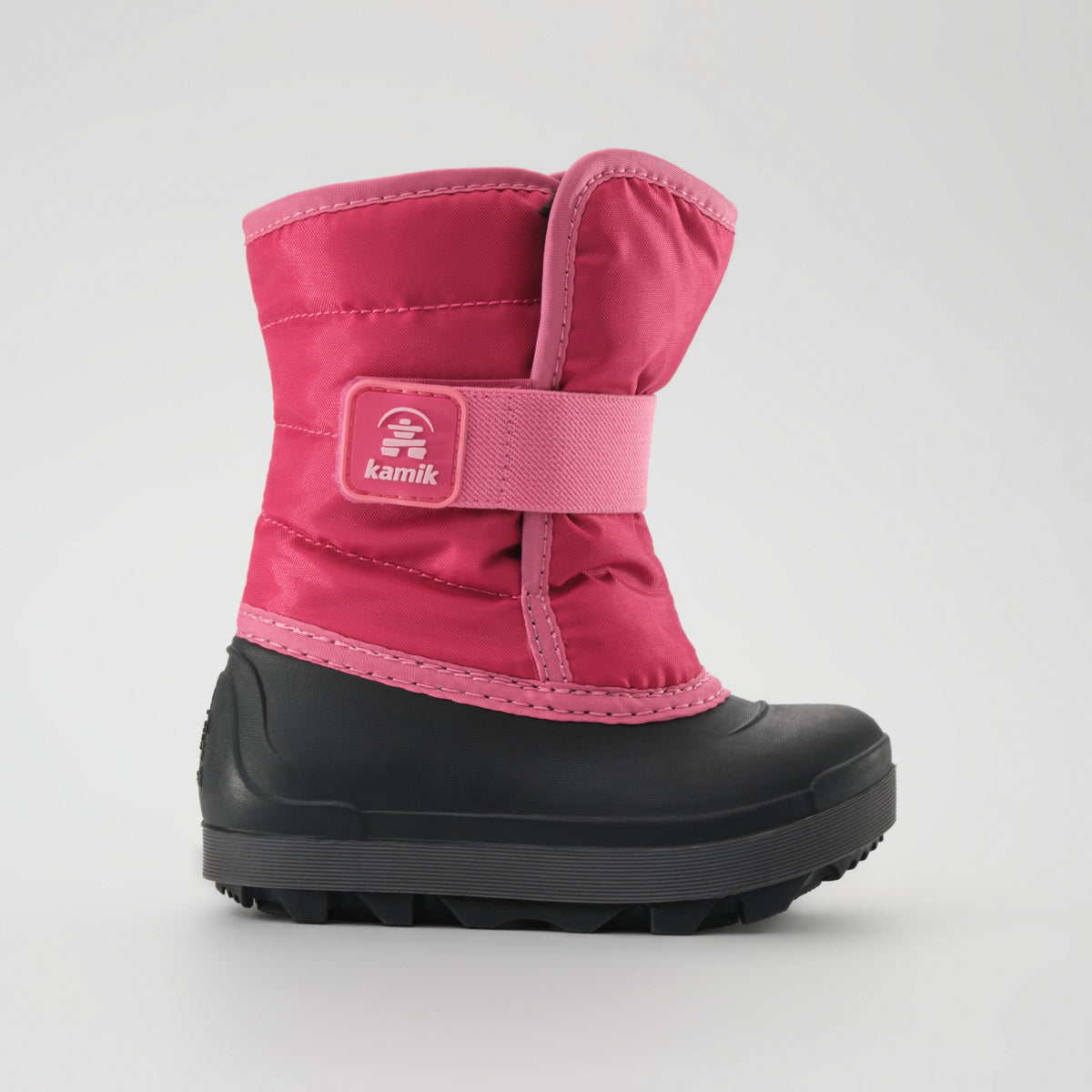 Magenta : Snowbug 7 Kids Winter Boots - Side View