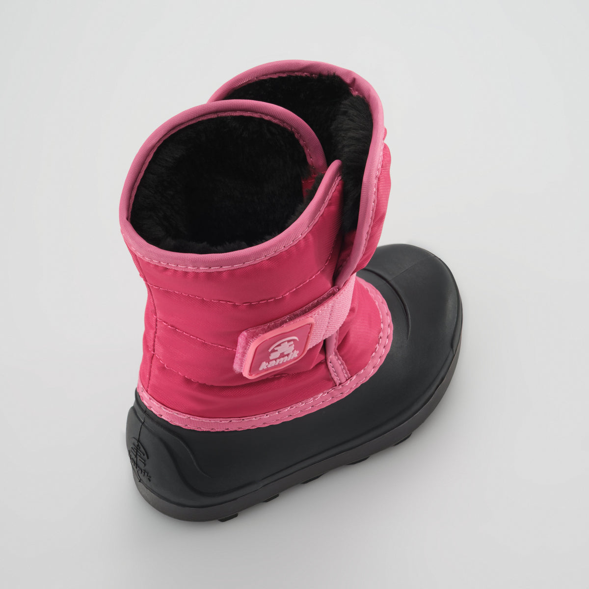 Magenta : Snowbug 7 Kids Winter Boots - Three-Quarter Back View