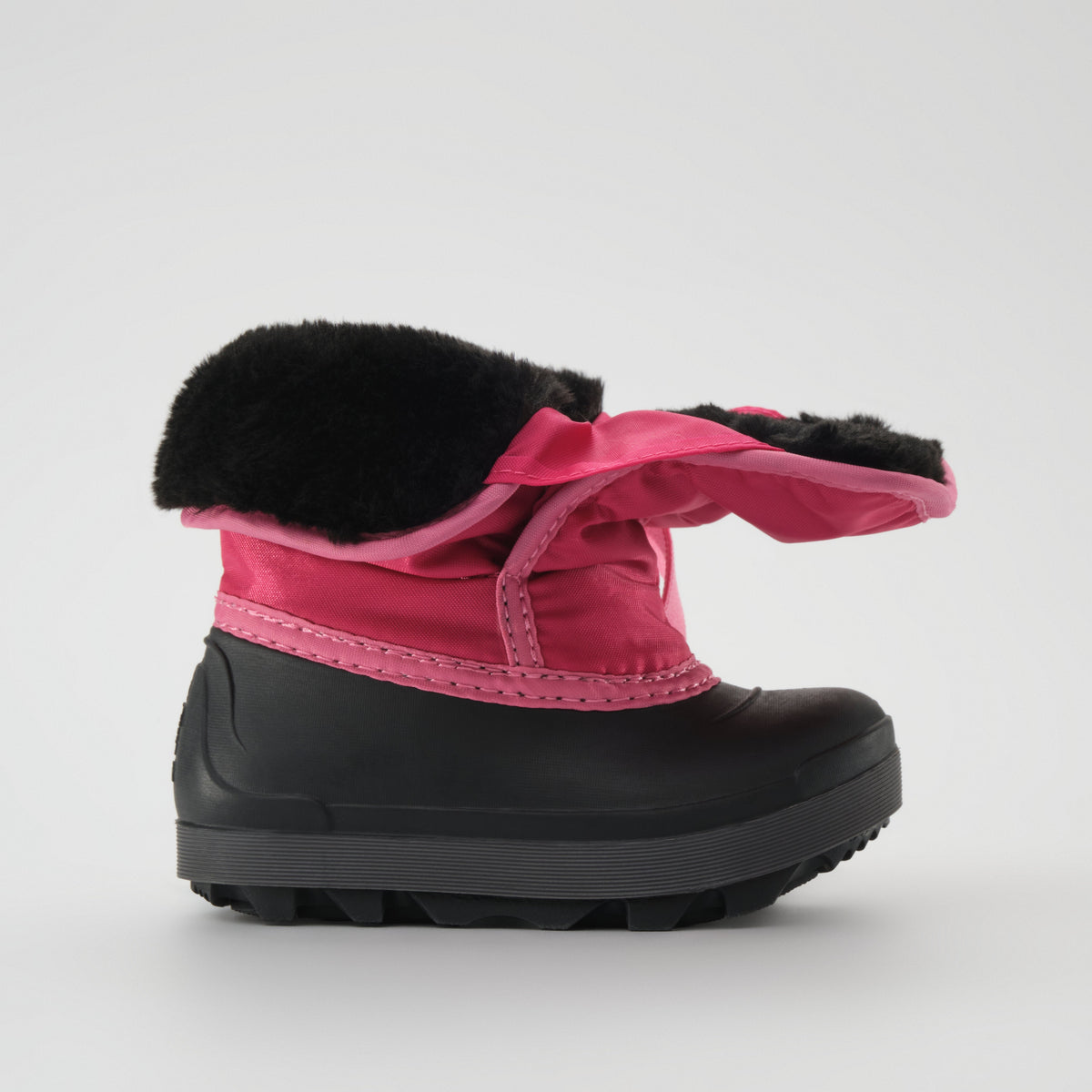 Magenta : Snowbug 7 Kids Winter Boots - Open Side View