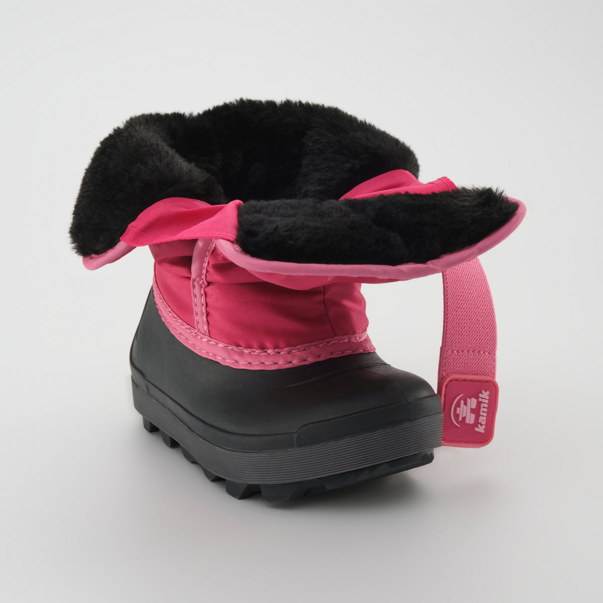 Magenta : Snowbug 7 Kids Winter Boots - Open Three-Quarter View
