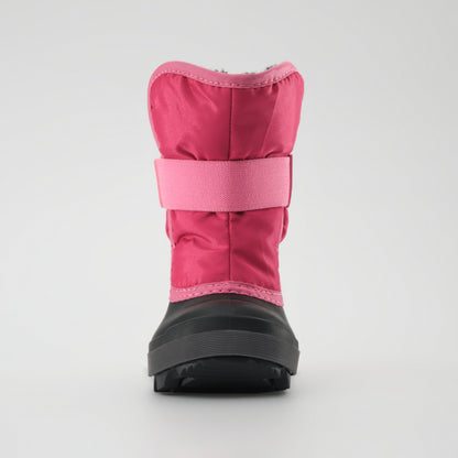 Magenta : Snowbug 7 Kids Winter Boots - Front View