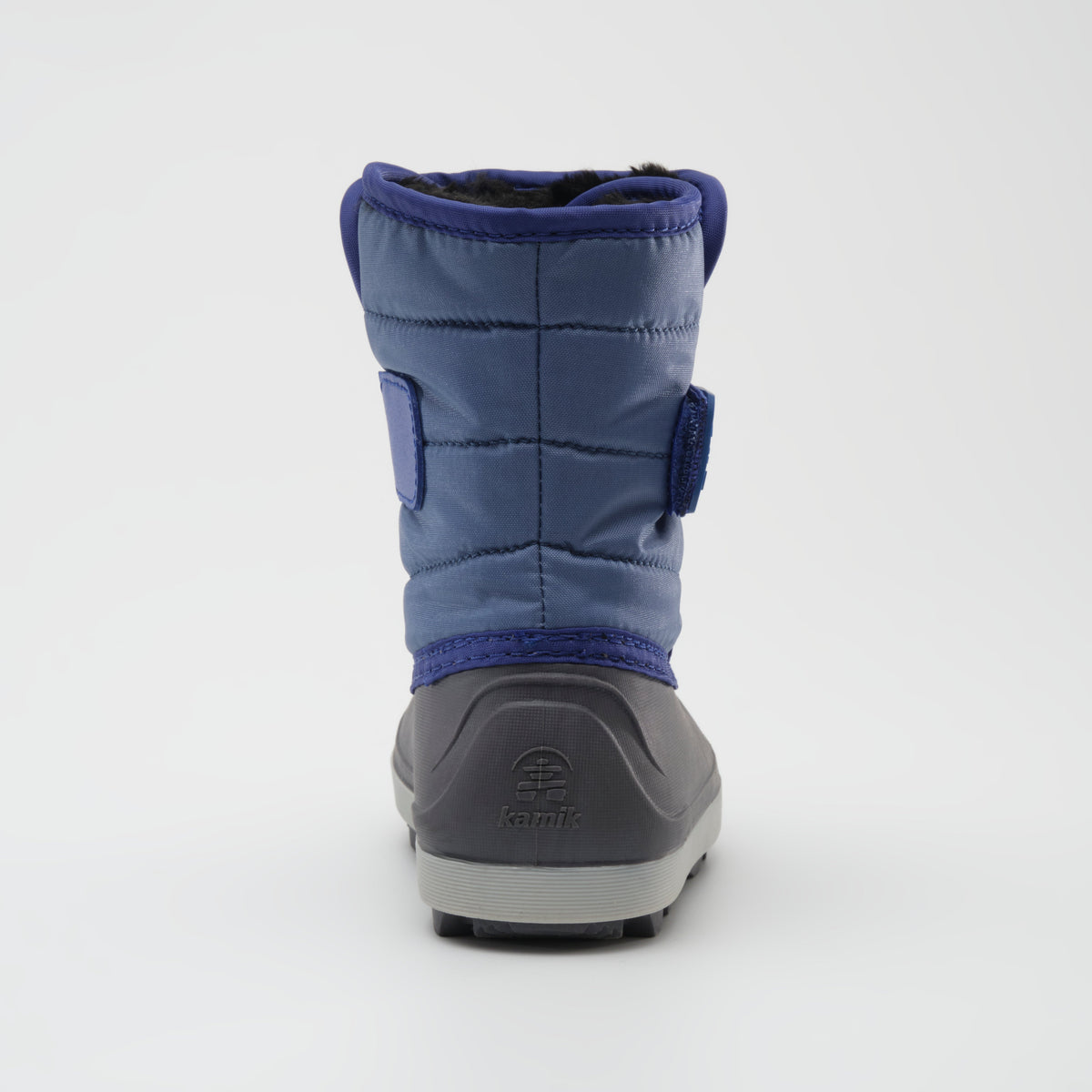 Navy Blue : Snowbug 7 Kids Winter Boots - Back View