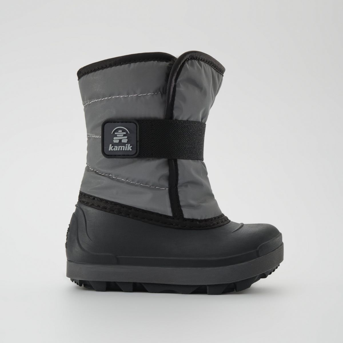 Silver : Snowbug 7 Kids Winter Boots - Side View