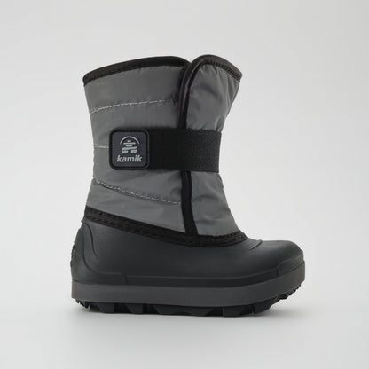 Silver : Snowbug 7 Kids Winter Boots - Side View
