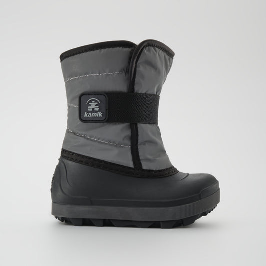 Silver : Snowbug 7 Kids Winter Boots - Side View