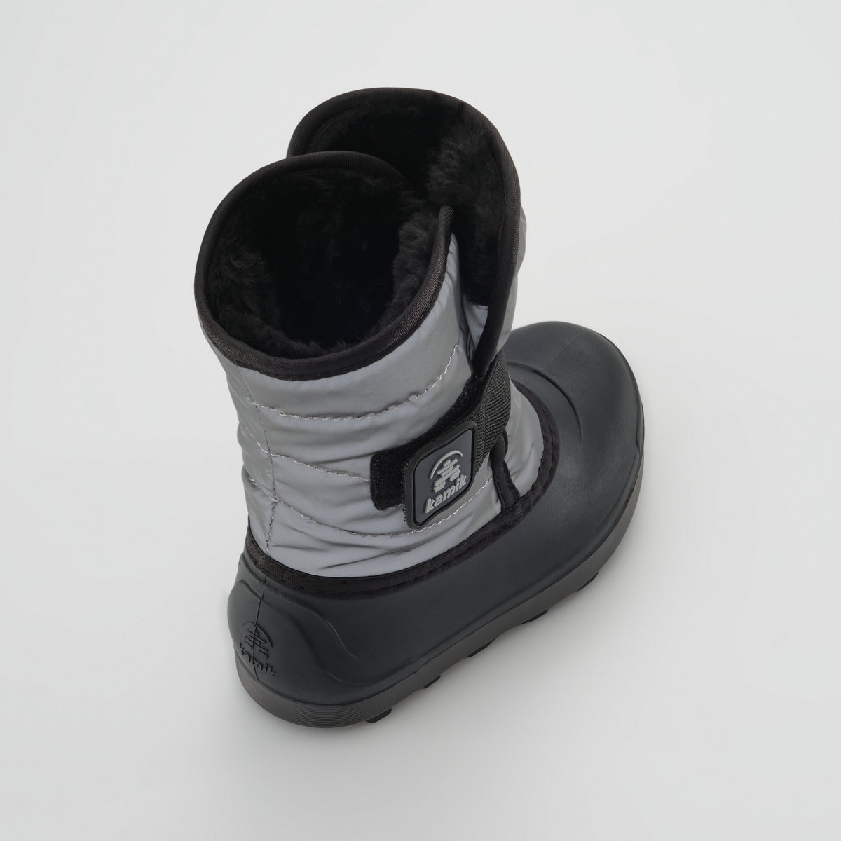 Silver : Snowbug 7 Kids Winter Boots - Three-Quarter Top View
