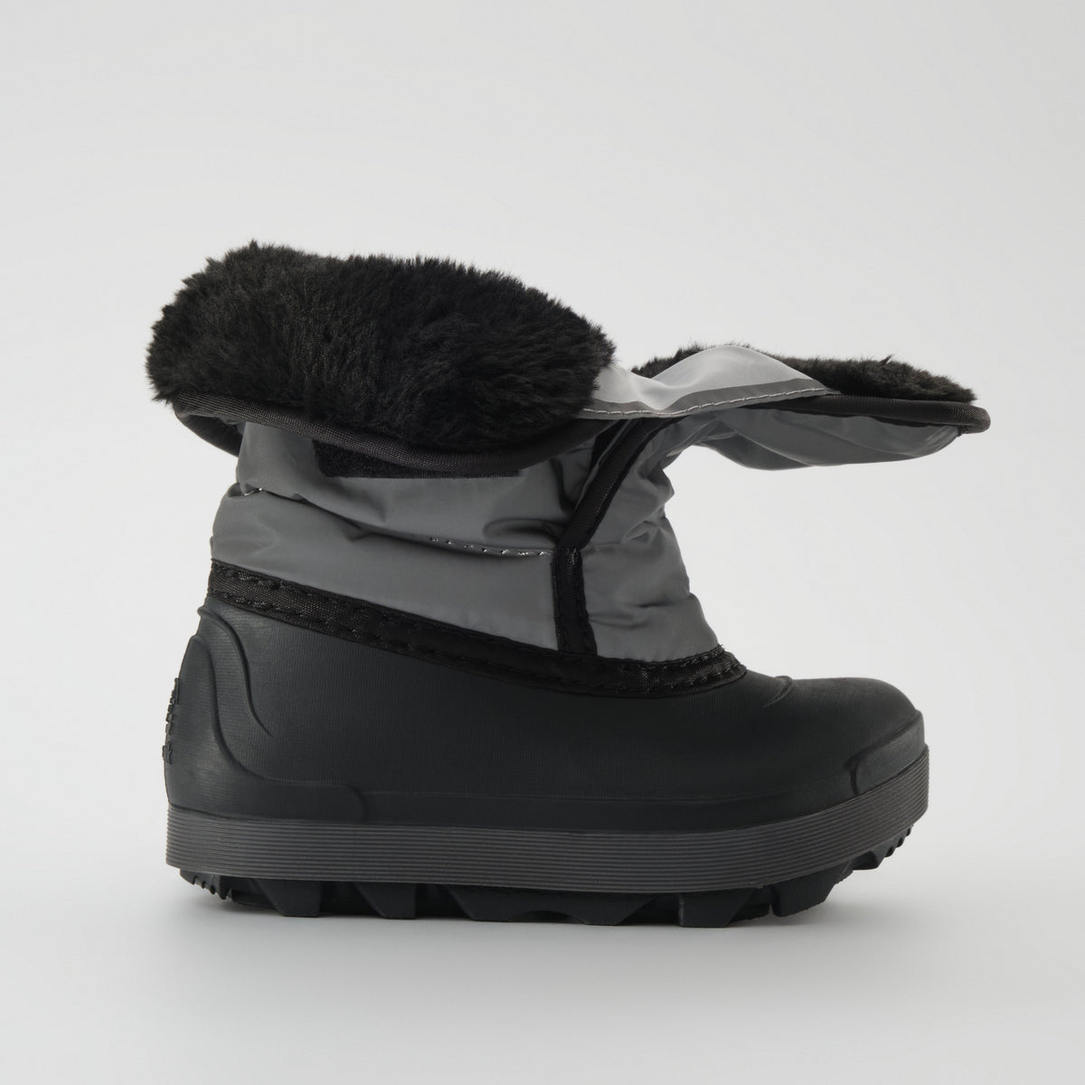 Silver : Snowbug 7 Kids Winter Boots - Open View
