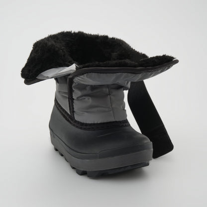 Silver : Snowbug 7 Kids Winter Boots - Three-Quarter Open View