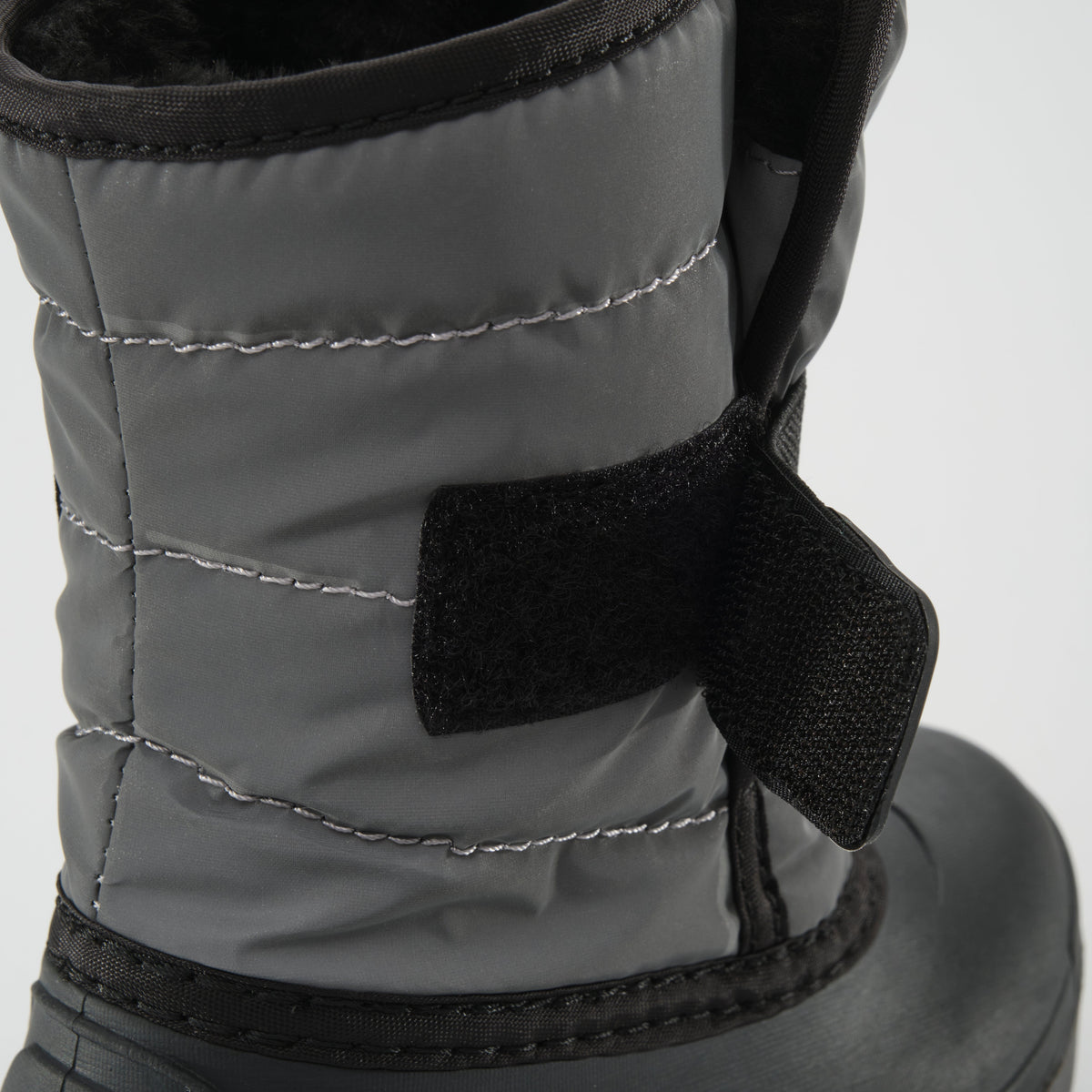 Silver : Snowbug 7 Kids Winter Boots - Velcro View