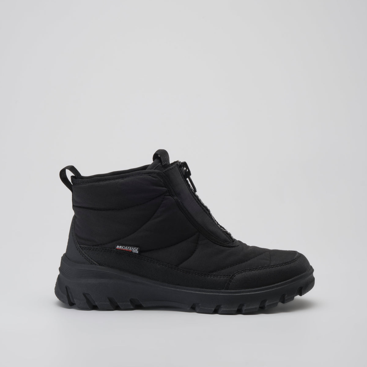 Black : Snowdon Low Wide Women's Winter Boots - Side View