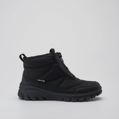 Black : Snowdon Low Wide Women's Winter Boots - Side View