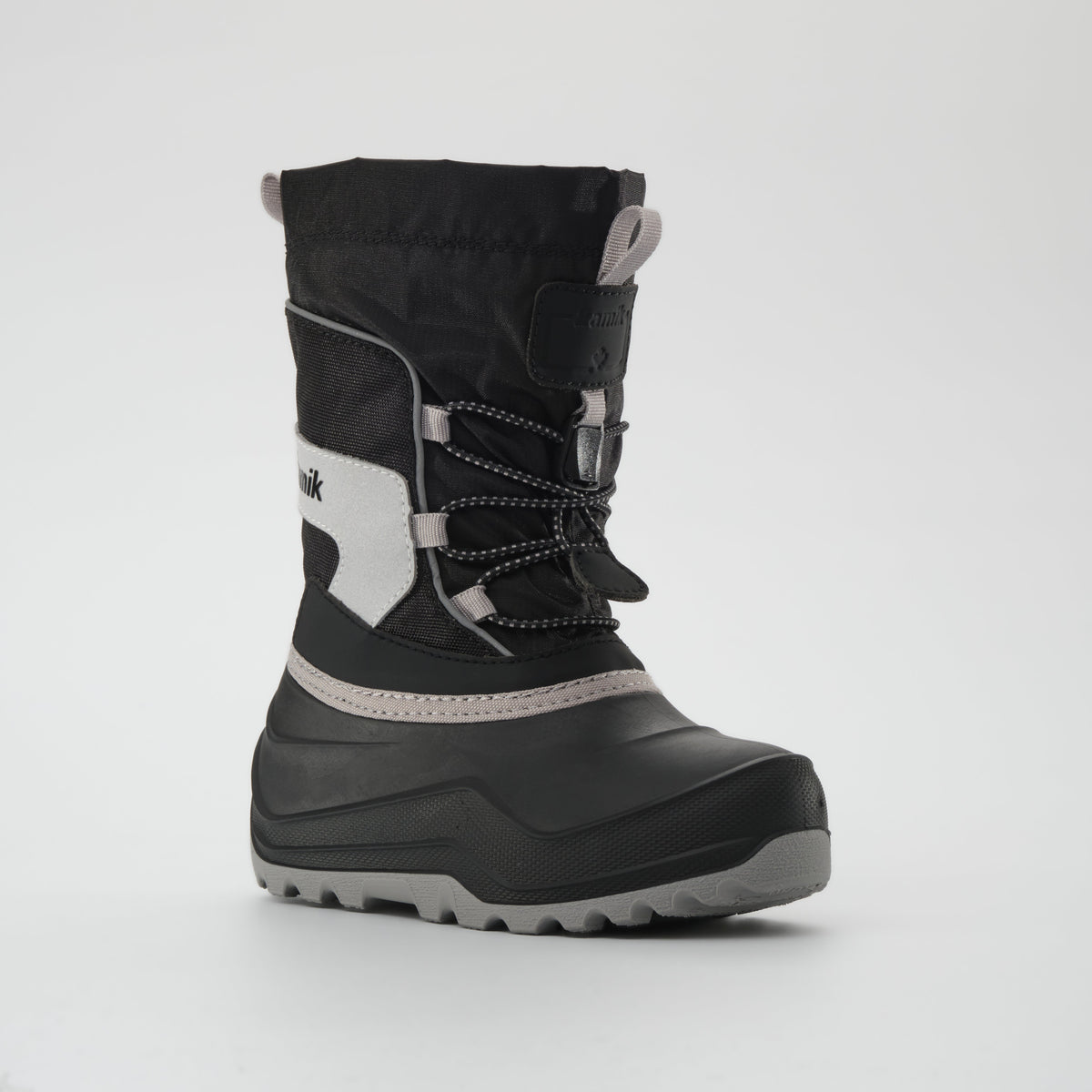 Black : Snowfall P 3 Kids Winter Boots - Main View