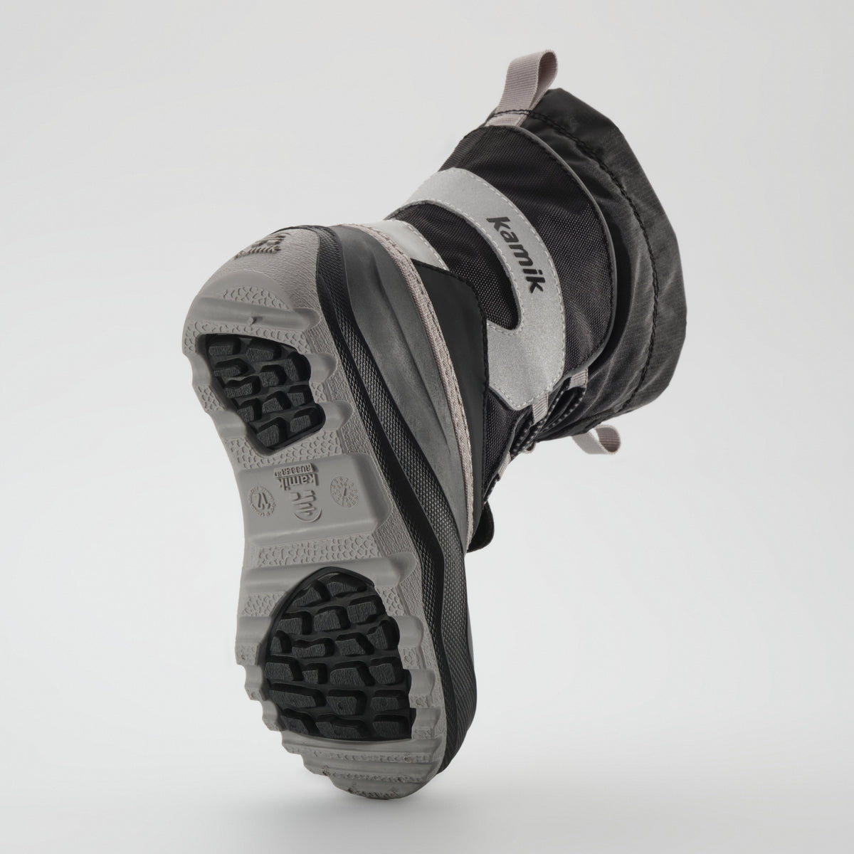 Black : Snowfall P 3 Kids Winter Boots - Outsole View