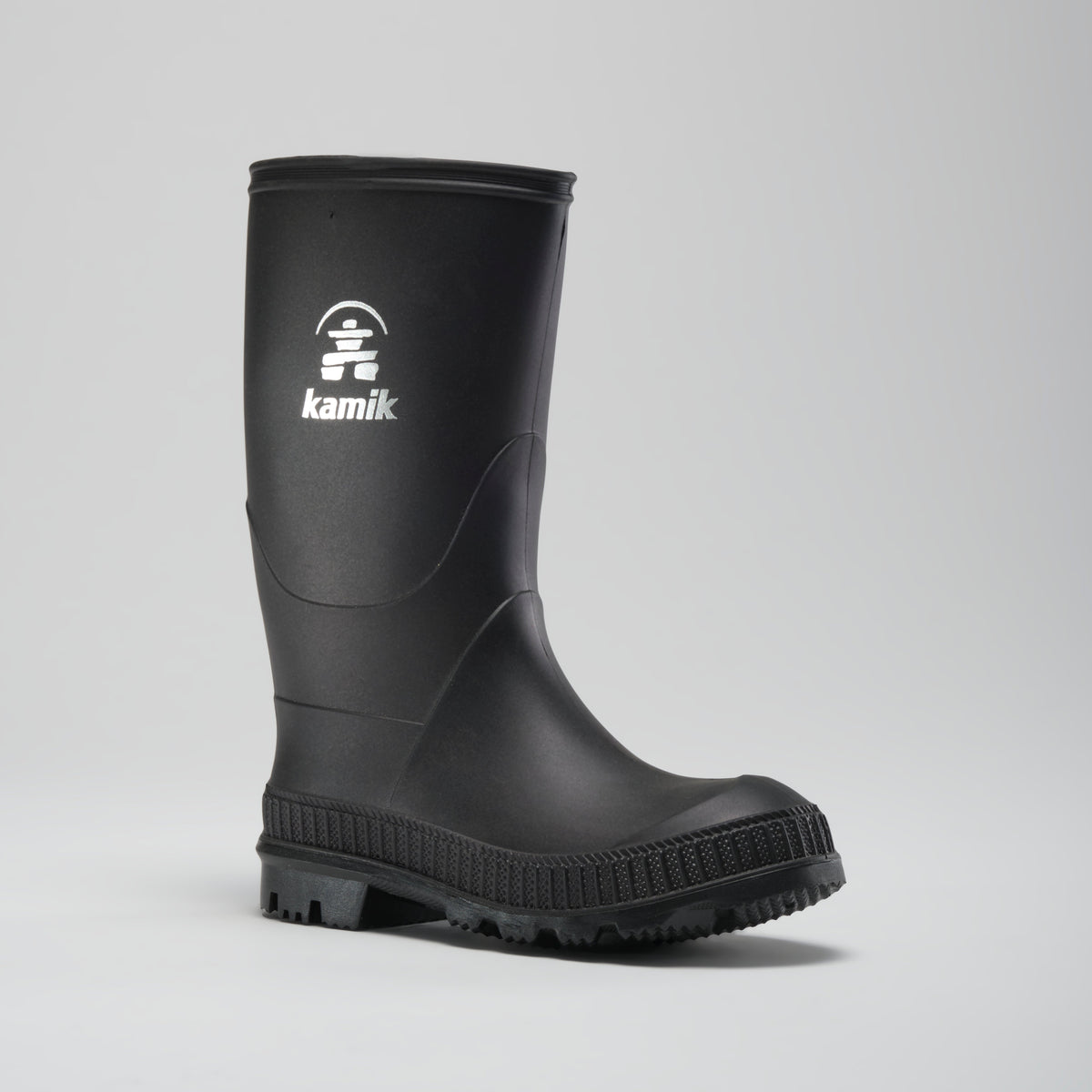 Black : Stomp Kids' Rain Boots - Main View