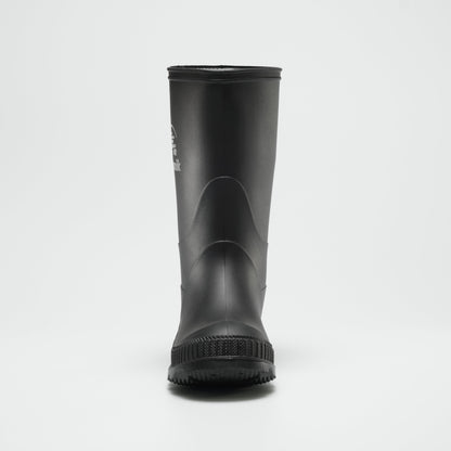 Black : Stomp Kids' Rain Boots - Front View