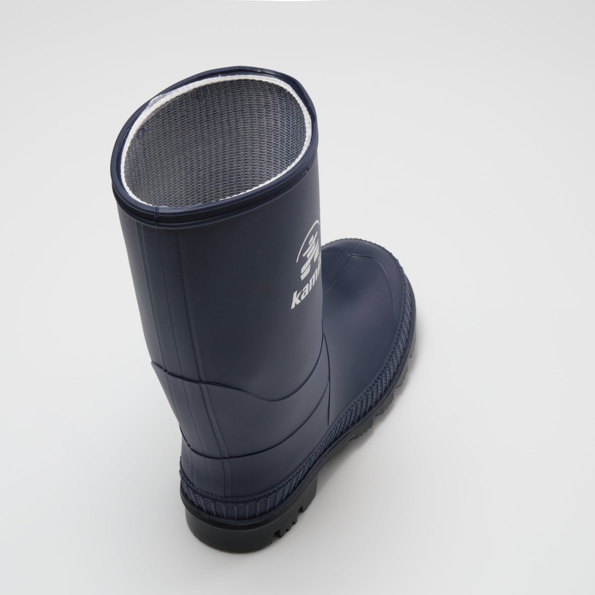 Navy-Black : Stomp Kids' Rain Boots - Top View