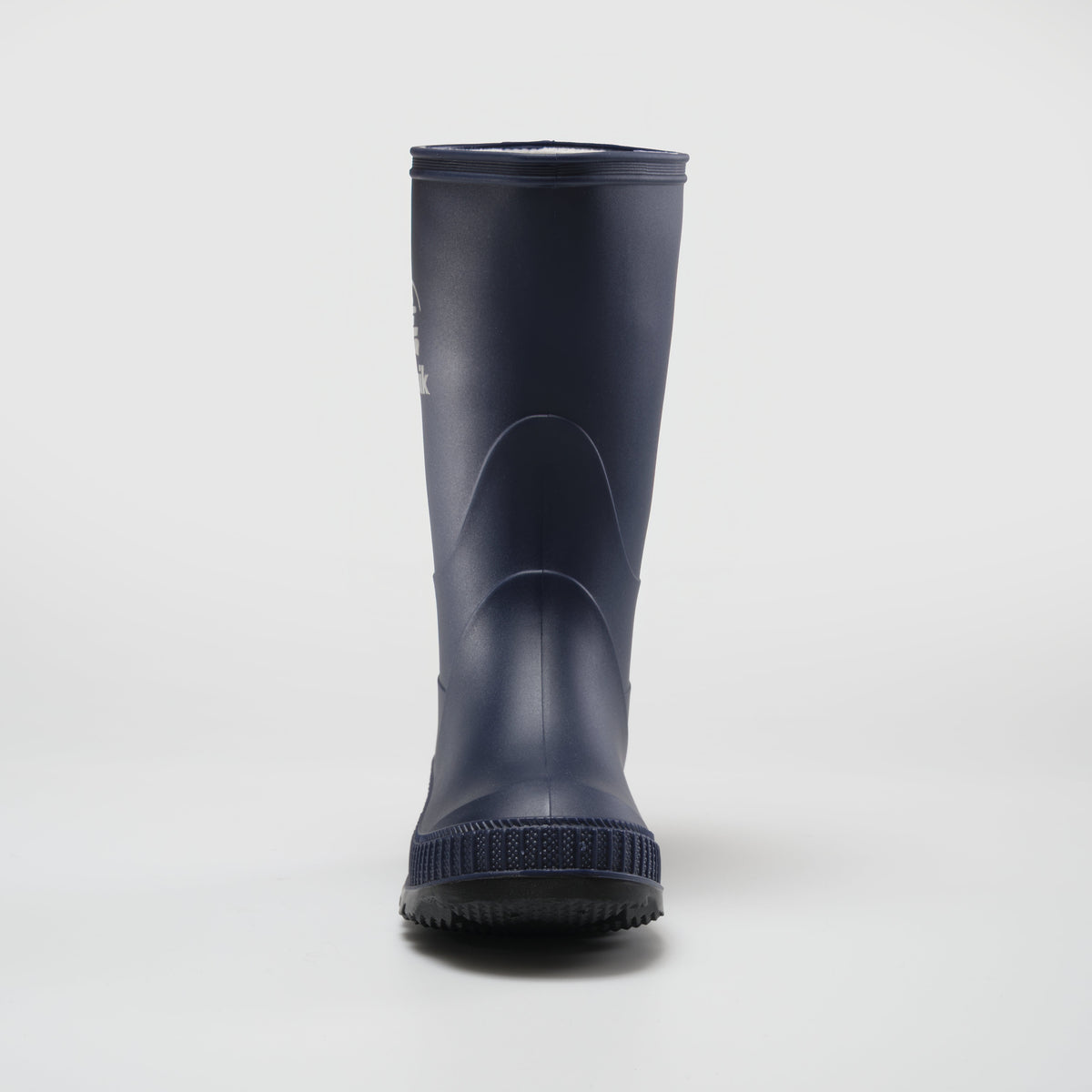 Navy-Black : Stomp Kids' Rain Boots - Front View