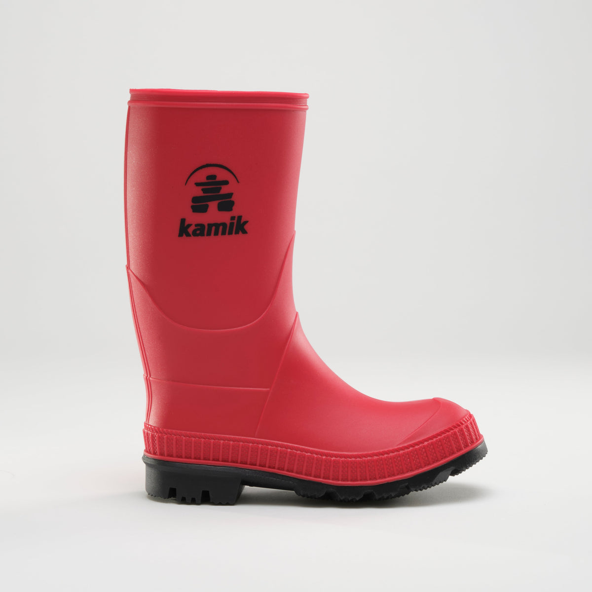Red : Stomp Kids' Rain Boots - Side View