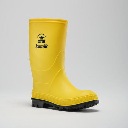 Yellow-Black : Stomp Kids' Rain Boots - Main View