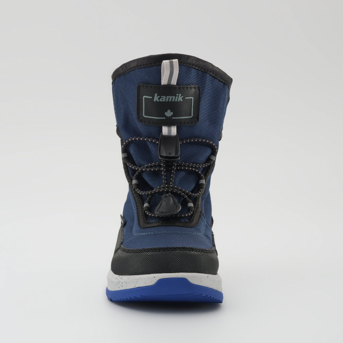Navy : Stormex EZ Kids Winter Boots - Front View