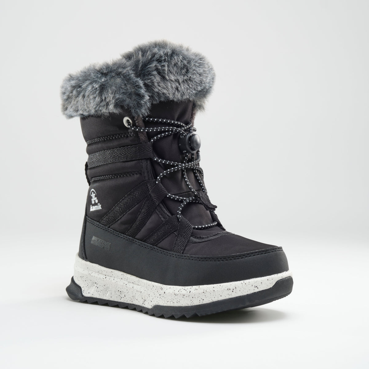 Black : Stormy F Kids Winter Boots - Main View