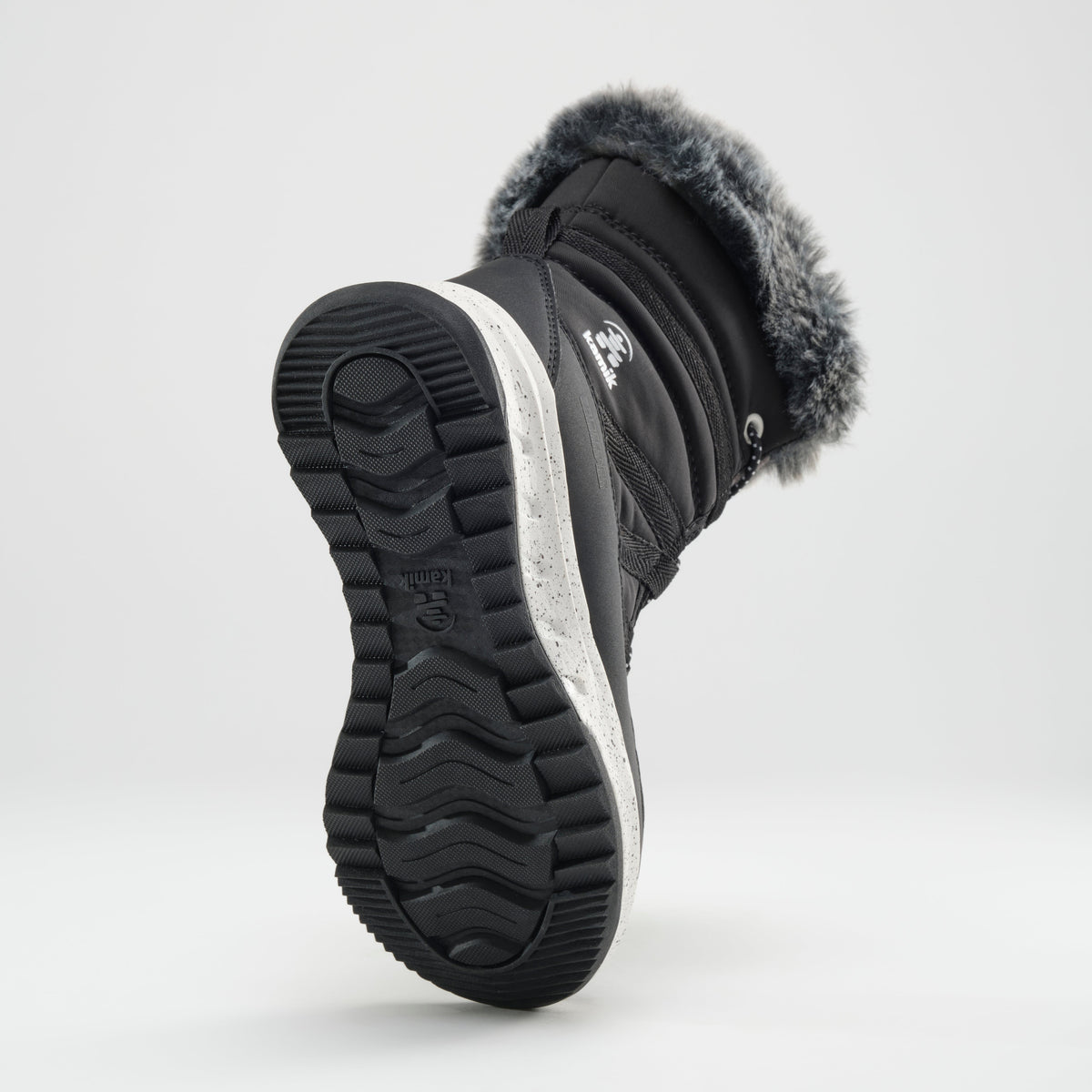 Black : Stormy F Kids Winter Boots - Outsole View