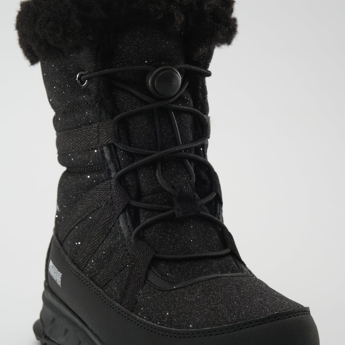 Glitter : Stormy F Kids Winter Boots - Laces View