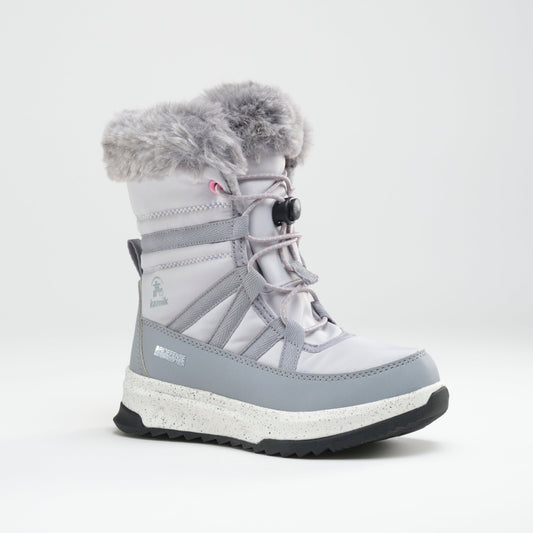 Light Gray : Stormy F Kids Winter Boots - Main View