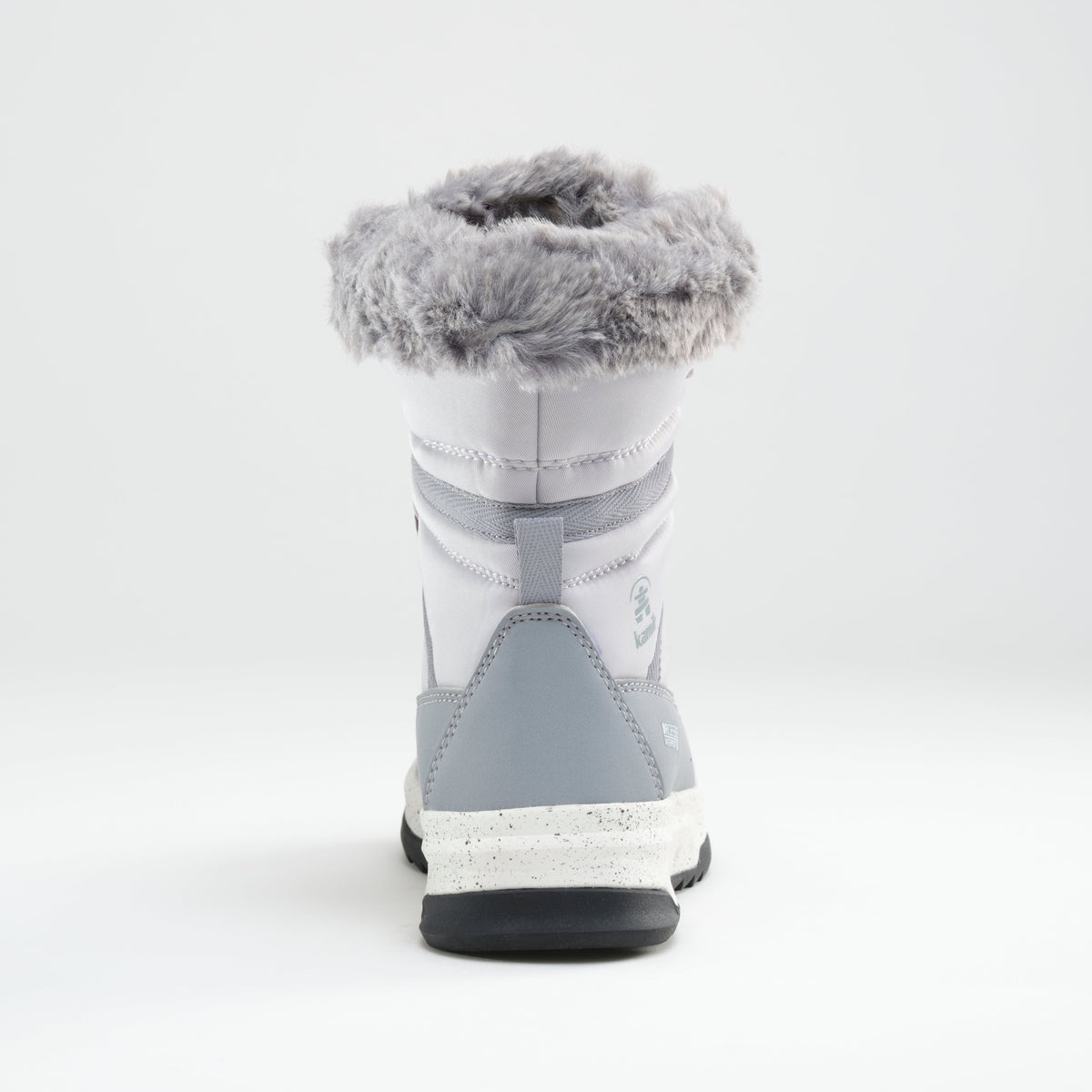 Light Gray : Stormy F Kids Winter Boots - Back View
