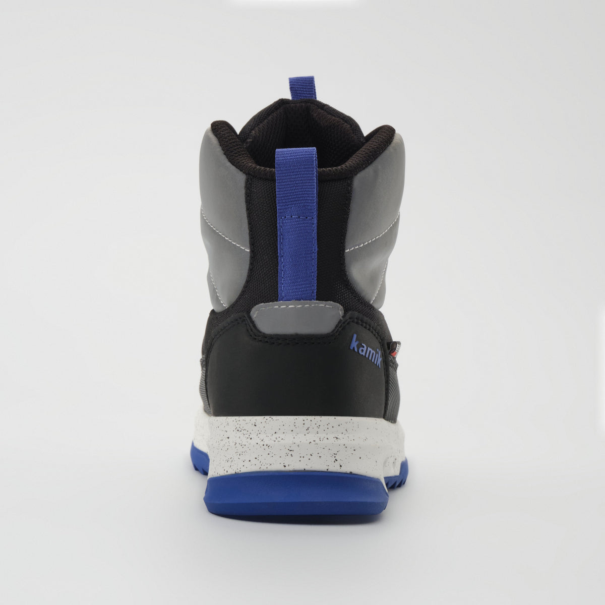 Silver : Stormy Mid 2 Kids Winter Boots - Back View