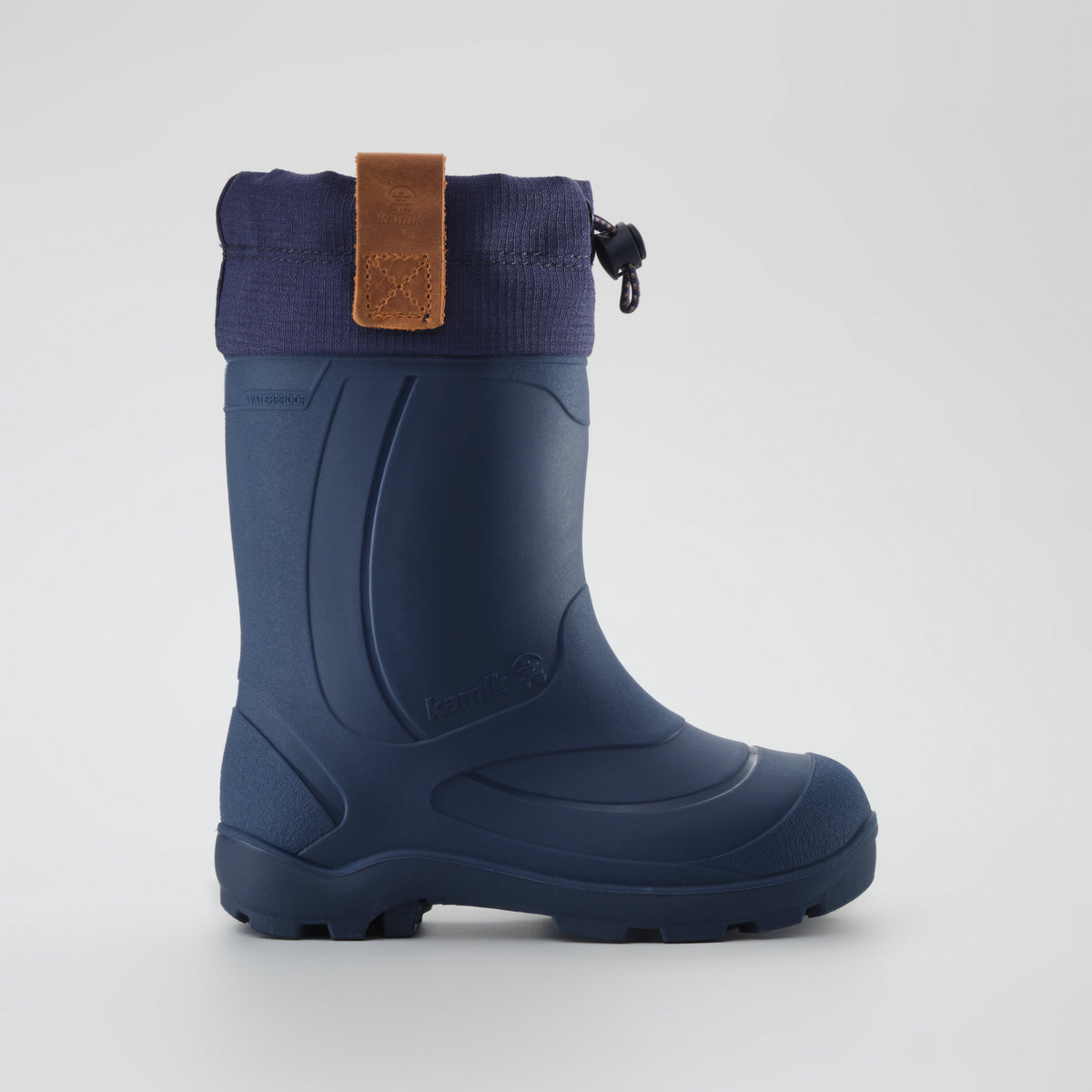 Deep Blue : Tundra Jr Kids Winter Boots - Side View