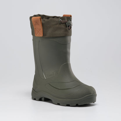 Khaki : Tundra Jr Kids Winter Boots - Main View