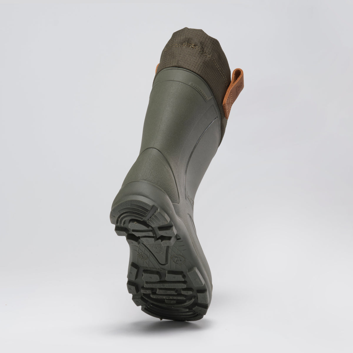 Khaki : Tundra Jr Kids Winter Boots - Outsole View