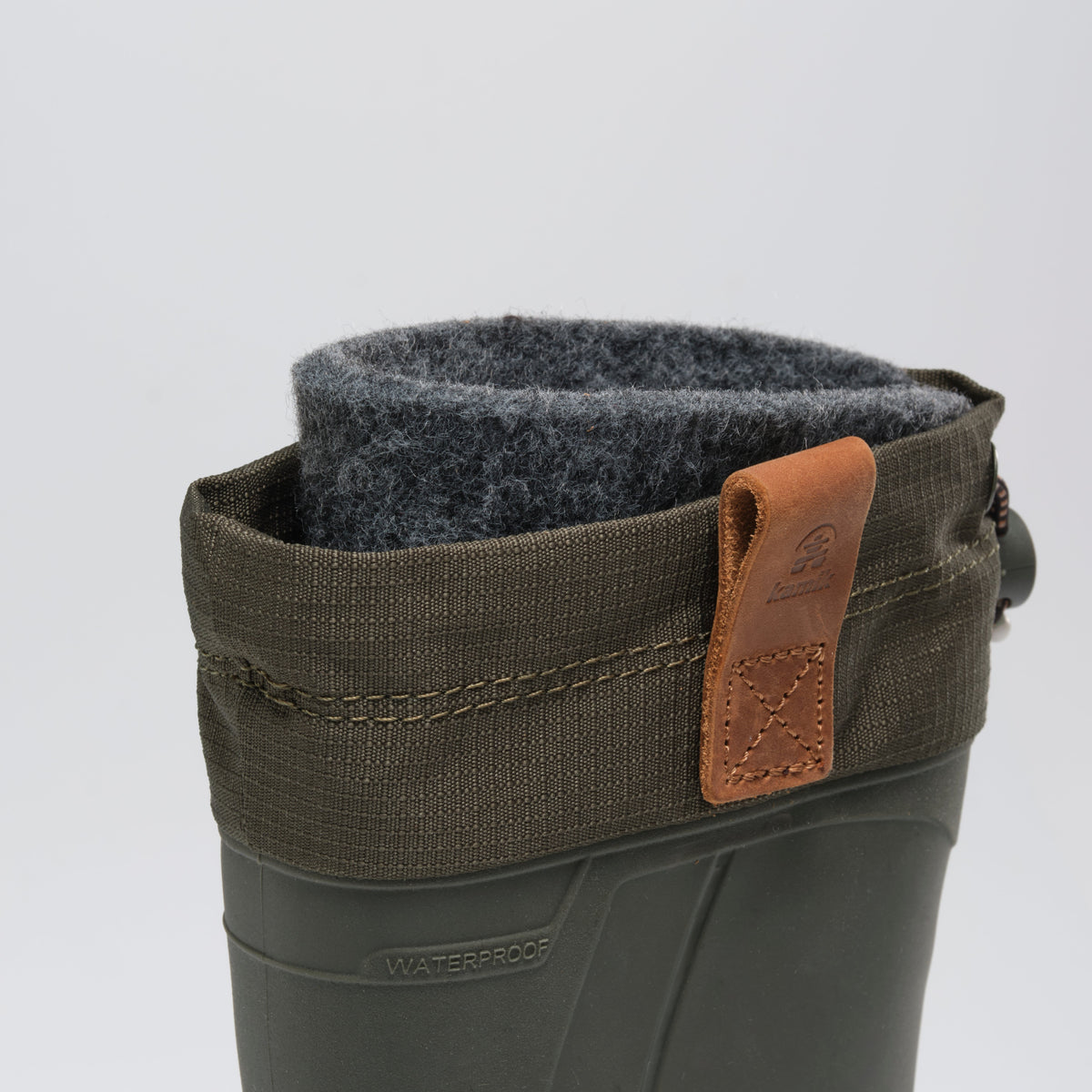 Khaki : Tundra Jr Kids Winter Boots - Liners View