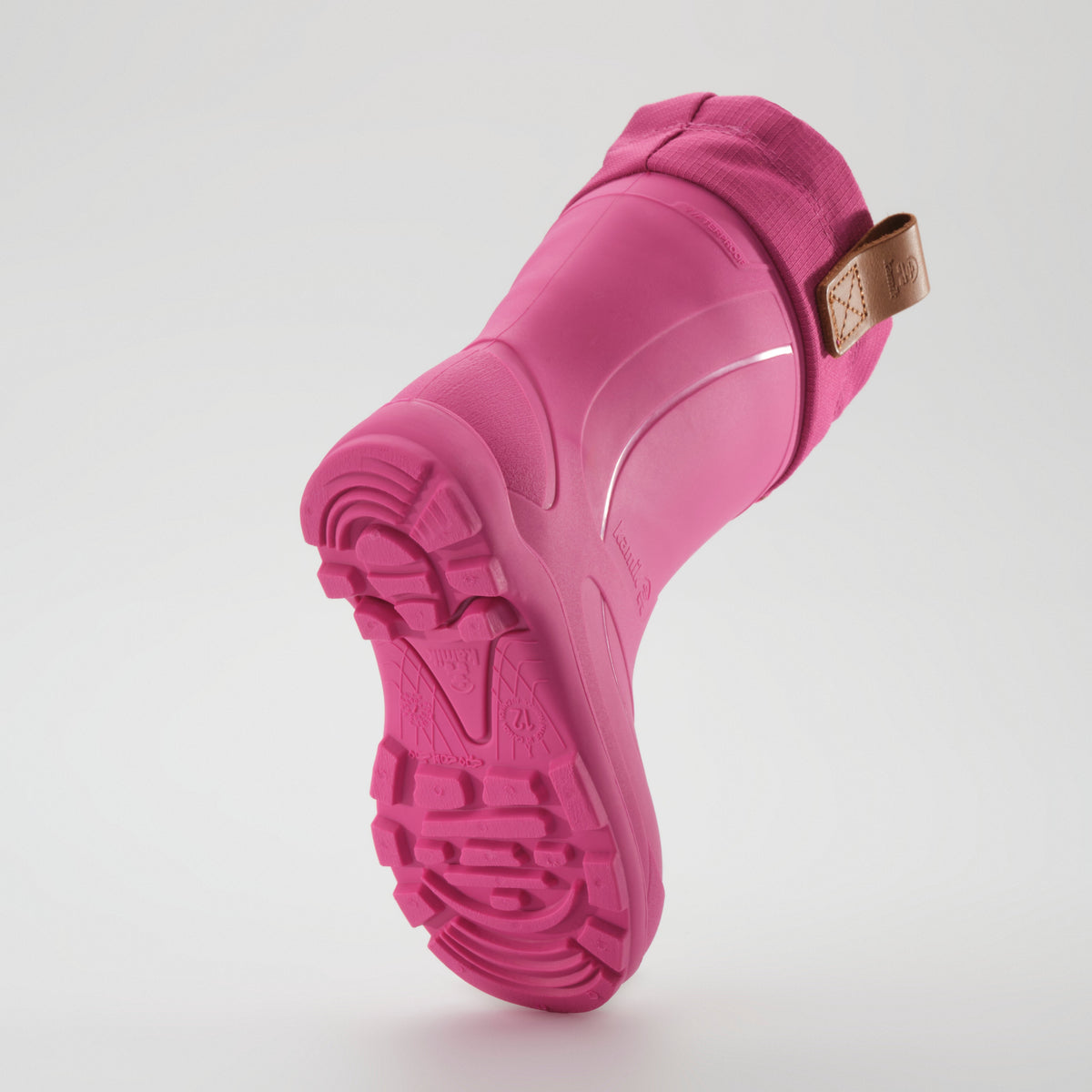 Magenta : Tundra Jr Kids Winter Boots - Outsole View