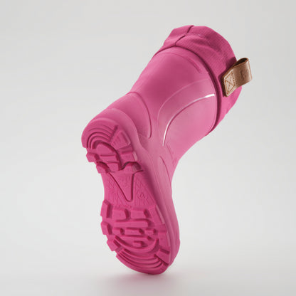 Magenta : Tundra Jr Kids Winter Boots - Outsole View