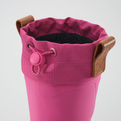 Magenta : Tundra Jr Kids Winter Boots - Close-up Top View