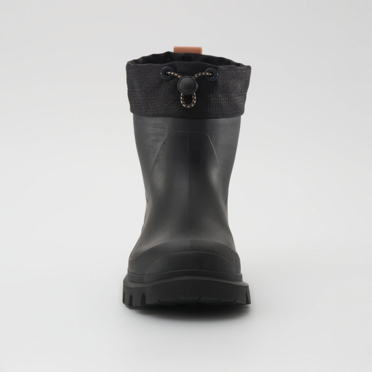 Black : Tundra Mid Men's Winter Boots - Front View