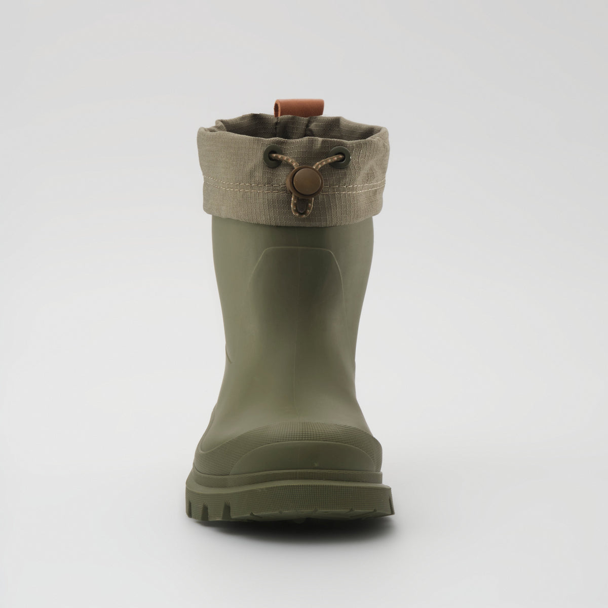 Moss Green : Tundra Mid Men's Winter Boots - Front View