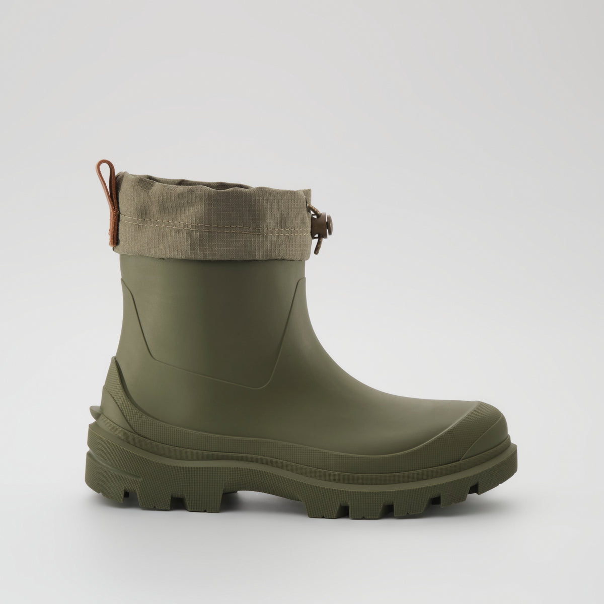 Moss Green : Tundra Mid Women's Winter Boots - Side View