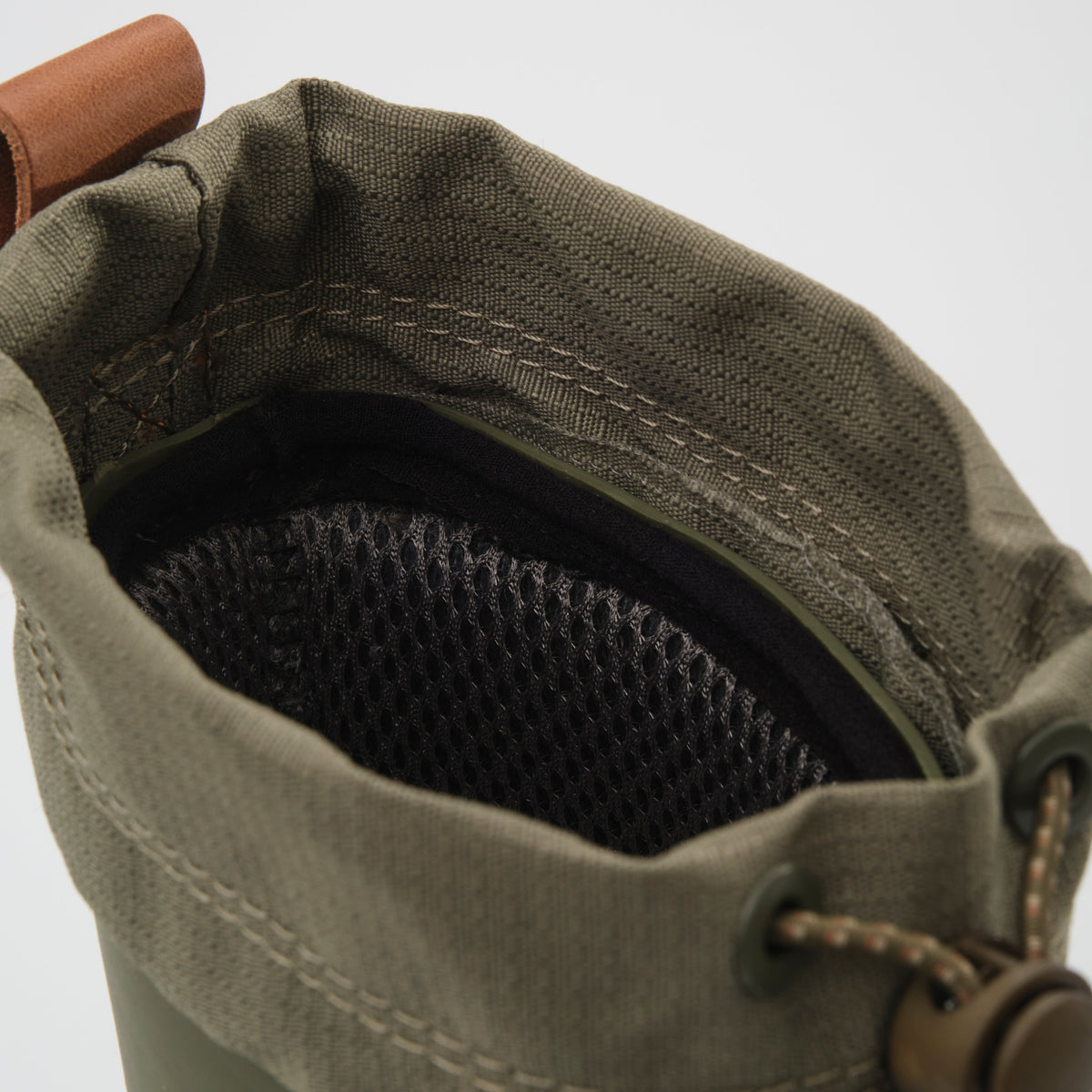 Moss Green : Tundra Mid Women's Winter Boots - Inside View