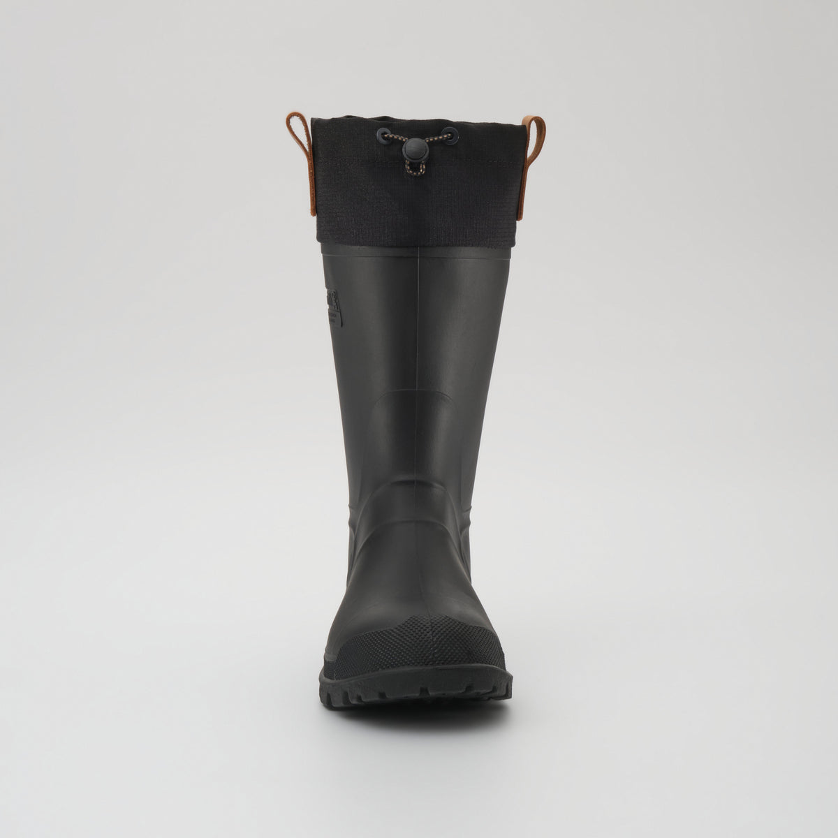 Black : Tundra Men's Winter Boots - Front View