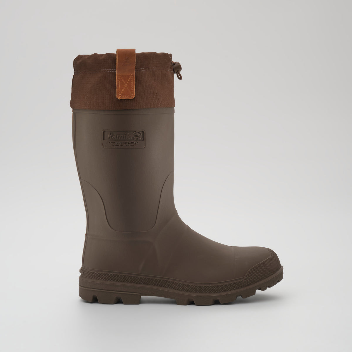 Brown : Tundra Men's Winter Boots - Side View