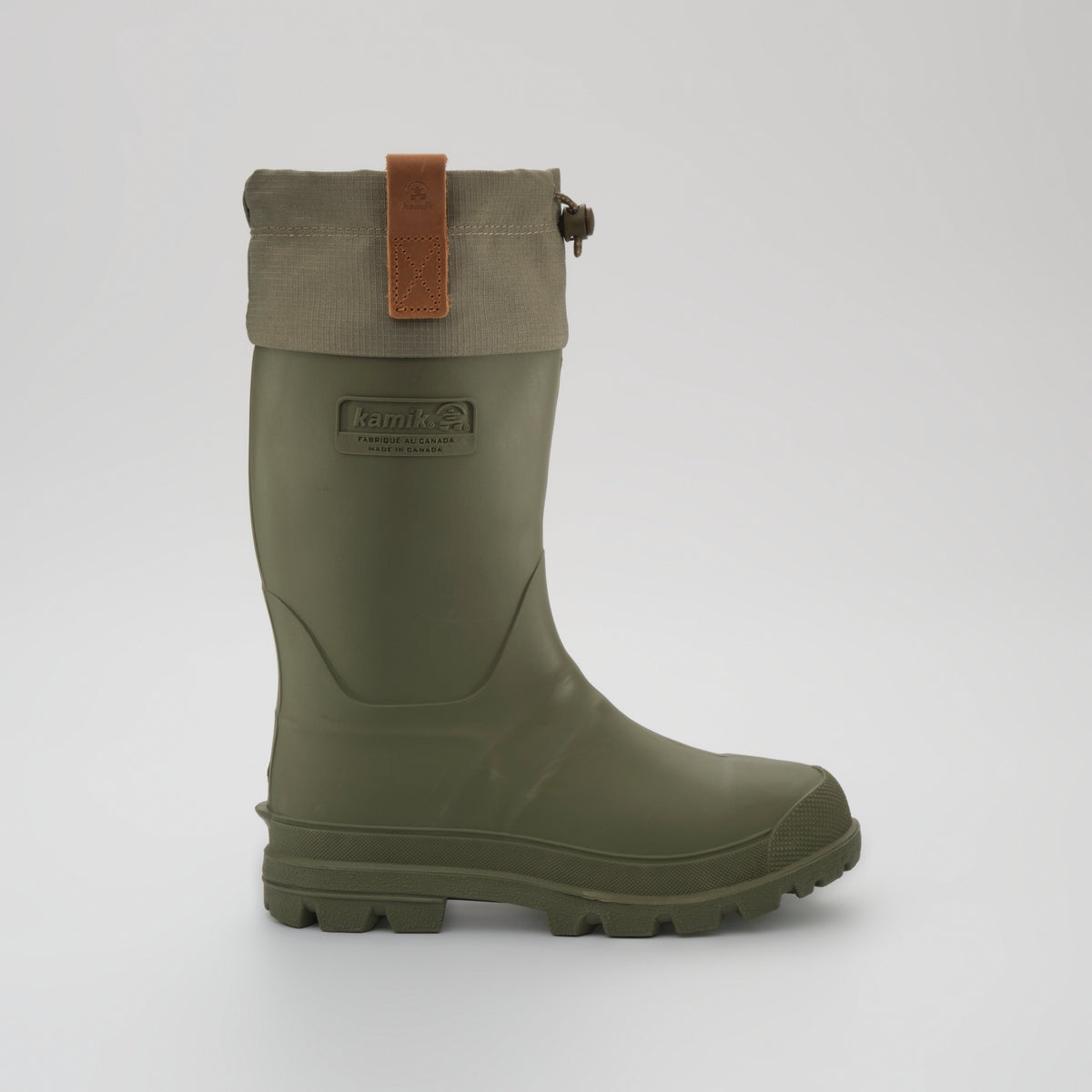 Moss Green : Tundra Women's Winter Boots - Side View